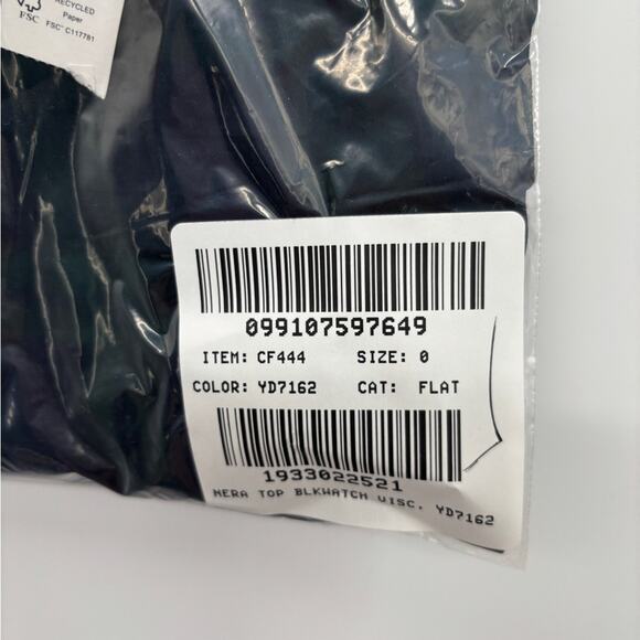 J.Crew Chiffon shirred-waist top in Black Watch tartan - Picture 2 of 4